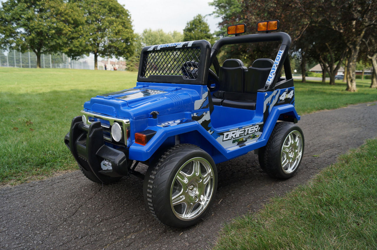 motorized jeep 2 seater