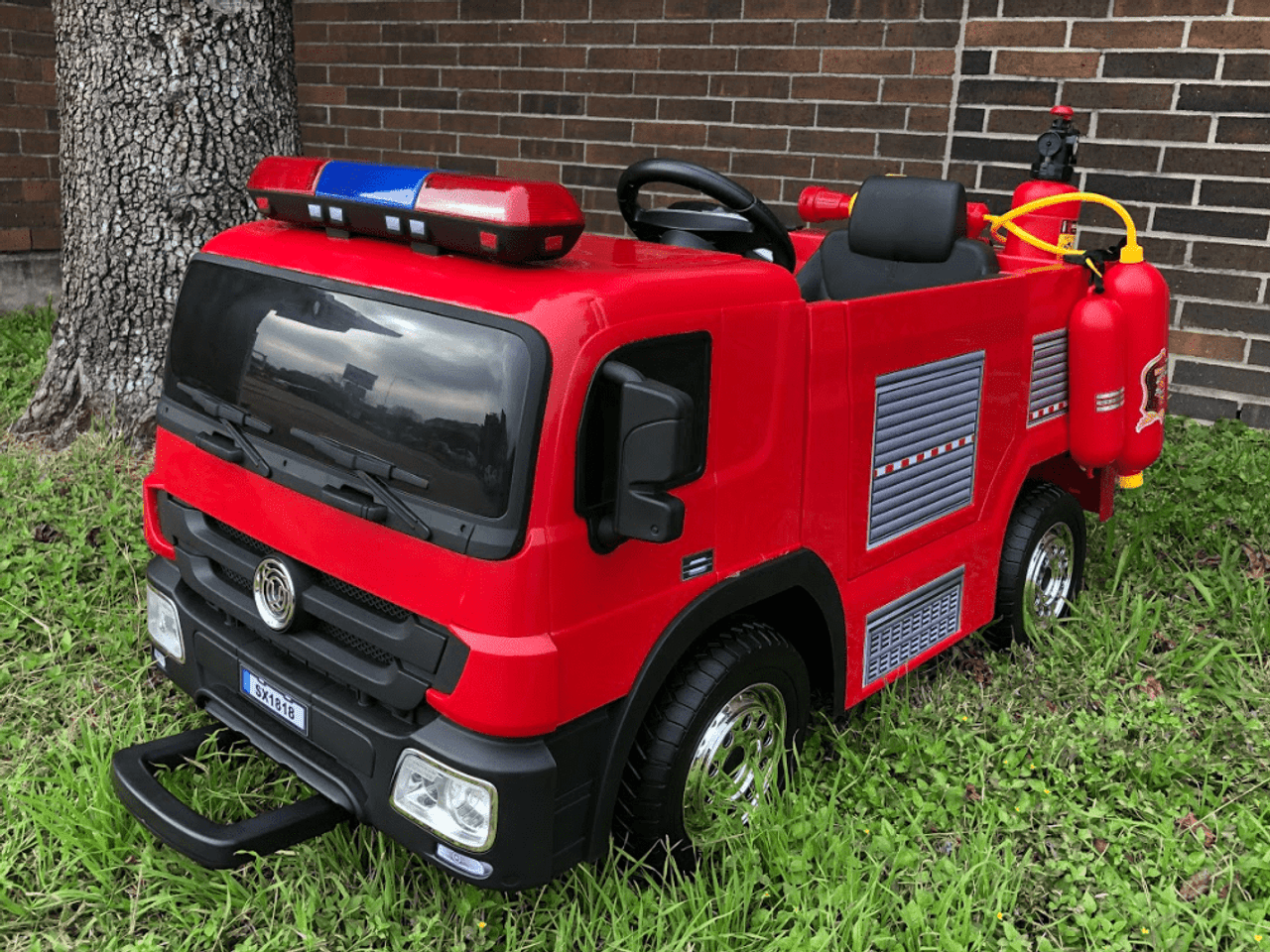 12 volt ride on firetruck