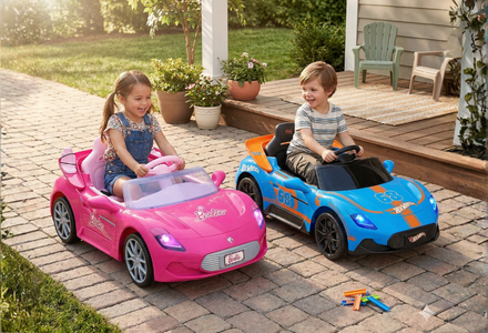 Peg Perego Barbie and Hot Wheels 12V Ride Ons