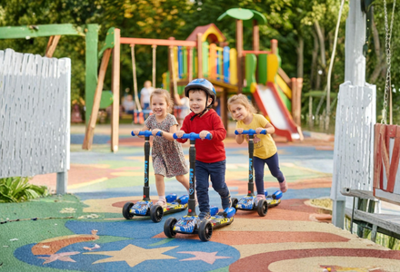 MistX 3 Wheel Foldable Kids Push Vapour Scooter