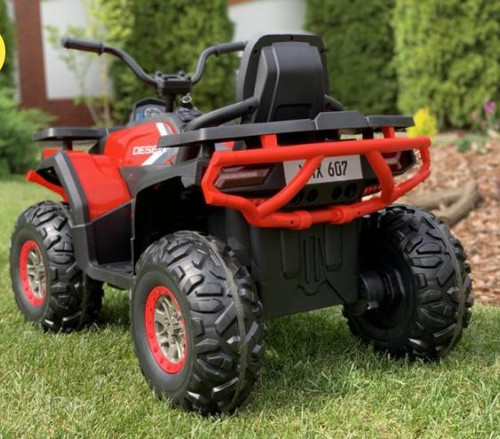 Desert Commander 24V Electric Ride On Quad Red