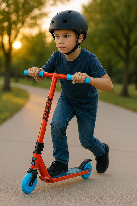  Xootz Stunt Kids Scooter Hazard Red 