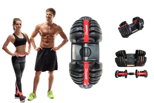 Adjustable Dumbbells 24KG  - www.funstuff.ie