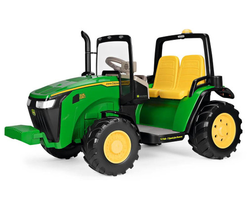  Peg Perego John Deere Dual Force 12V Electric Ride On Tractor 