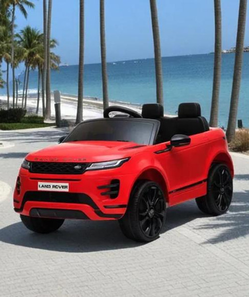 Jaguar Land Rover Range Rover Evoque 12V Electric Ride On Jeep Red 