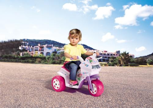  Peg Perego Mini Fairy 6V Electric Ride On Motorbike Pink 