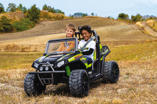  Peg Perego Polaris RZR Green Shadow Pro 24V Electric Ride On 