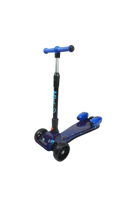 MistX 3 Wheel Foldable Kids Push Vapour Scooter Blue