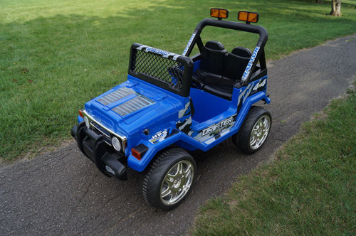 Drifter Raptor Powerful 12V Electric Ride on Jeep (Blue)