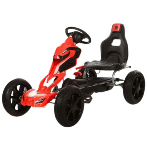 Funstuff Thunder Eva Rubber Wheel Go Kart Red 