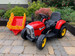 Funstuff MX 12V Electric Tractor Trailer Red 