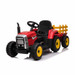Funstuff MX 12V Electric Tractor Trailer Red 