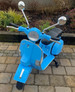 Vespa Licensed Vespa 12V Electric Ride On Motorbike Blue 