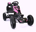 Thunder Eva Rubber Go Kart Pink & Black