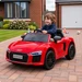 Audi Licensed Audi R8 Spyder 12V Electric Ride On Car Red 
