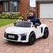 Audi Licensed Audi R8 Spyder 12V Electric Ride On Car White