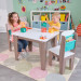 Kidkraft Pocket Storage Table & 2 Chair Set Gray Ash - 20352 - Funstuff.ie Ireland UK