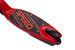 Whizza Prizm Kids 12V Electric Scooter with Flashlights and Headlight Red 