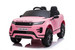 Jaguar Land Rover Range Rover Evoque 12V Electric Ride On Jeep Pink 