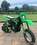 Dirt Race Scrambler 24V Electric Ride On Motorbike Green - BDM0952-GREEN - Funstuff.ie Ireland UK