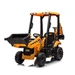  JCB Digger 12V Electric Ride On Tractor with Loader Backhoe 