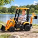  JCB Digger 12V Electric Ride On Tractor with Loader Backhoe 