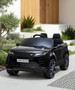 Jaguar Land Rover Range Rover Evoque 12V Electric Ride On Jeep Black 