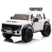  Ford Super Duty F450 24V Electric Ride On Jeep White 