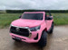 Toyota oyota Hilux 12V Ride-On Jeep – Pink,  Repaired Crack on Floor - €130 Off 