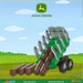 John Deere Rolly John Deere Twin Axle Trailer with Logs 