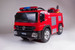 12V Battery Remote Control Fire Engine / Truck Toy Car With Rubber Wheels And Accessories (SX1818-RED)