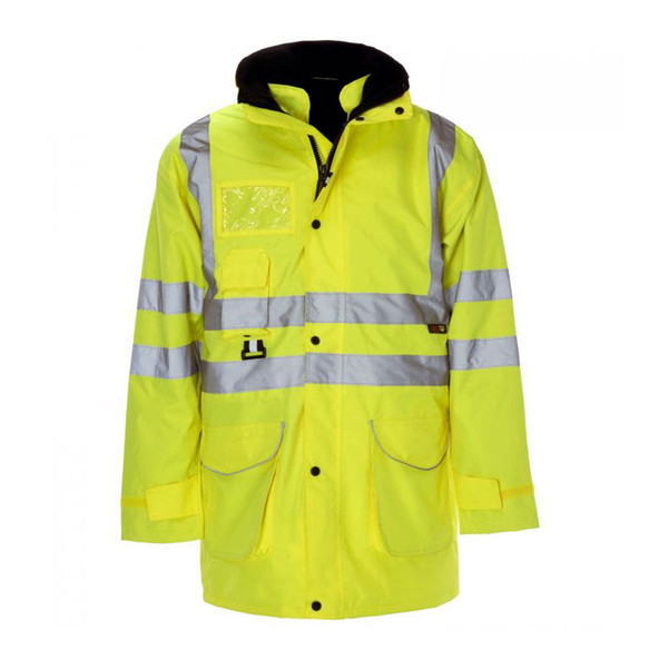 3640 Hi Vis 7-in-1 Parka - Yellow - (L)