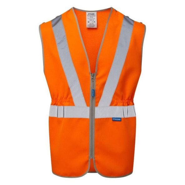 PR145 Pulsarail Hi Vis Tear Apart Waistcoat - Orange - (XL)