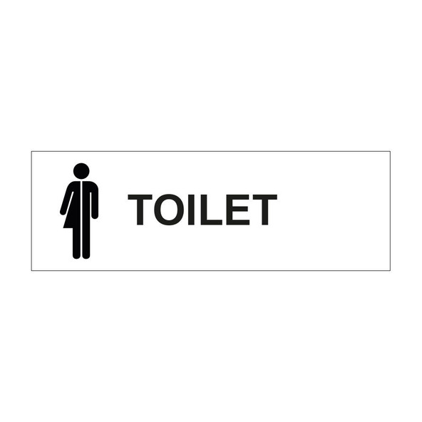 Gender Neutral Toilet - 300x100mmx1PVC