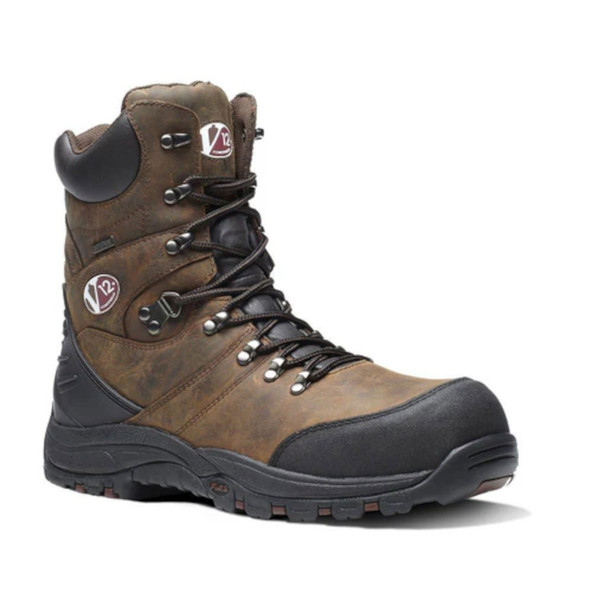 V1255.01 Rocky IGS Breathable Brown Zip Ankle Boot - (Size 6)