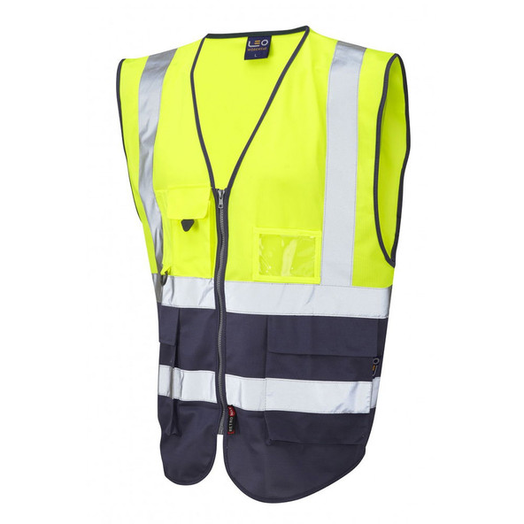W11 Two-tone Superior Hi Vis Waistcoat