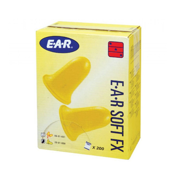 3M E-A-R Soft FX Ear Plugs - 200 Pairs