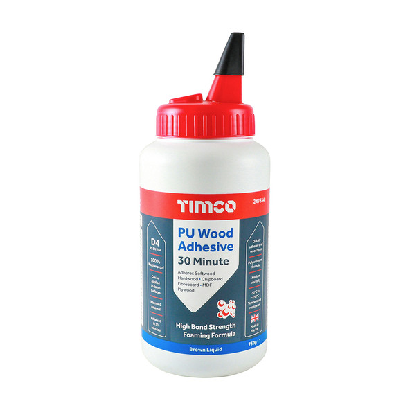 TIMCO PU Wood Adhesive 30 Minute - Liquid - 750g
