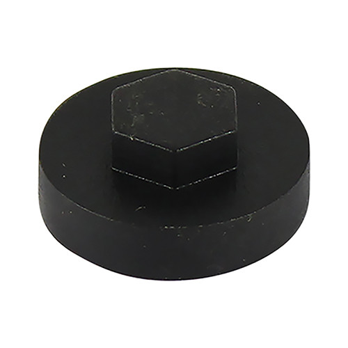Hex Head Cover Caps - Black