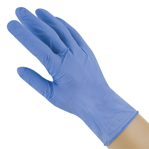 Nitrile Blue Powder Free Disposable Gloves - Single Pair - (L)