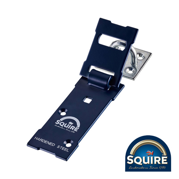 Squire Hardened Steel Clam Hasp and Staple - NO.6H - 152mm