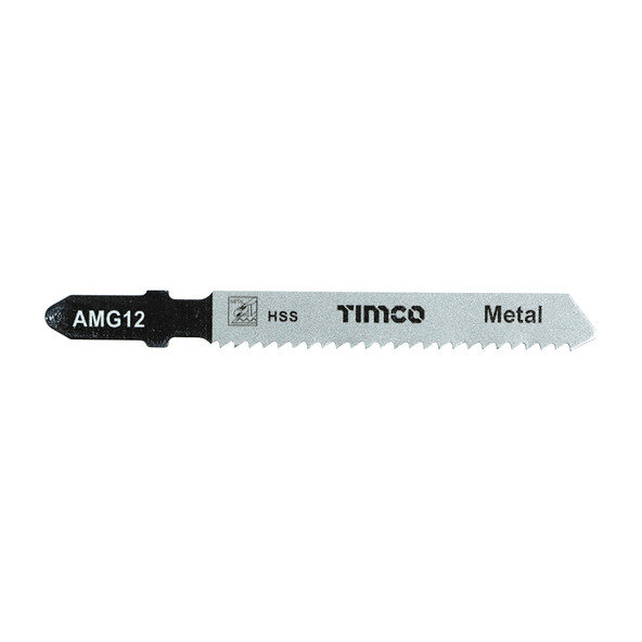 TIMCO Jigsaw Blades - Metal Cutting - HSS Blades - T118B - T118B - Pack of 5