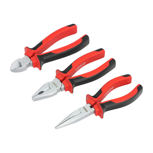 TIMCO General Purpose Pliers Set - 3pcs - Blister Pack of 3