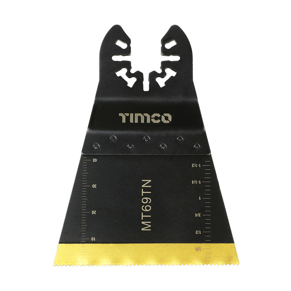 TIMCO Long Life Multi-Tool Blades - Straight - For Wood/Metal - 69mm