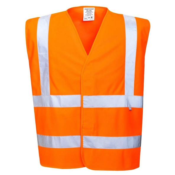 FR71 Flame Retardant Anti-Static Hi Vis Waistcoat