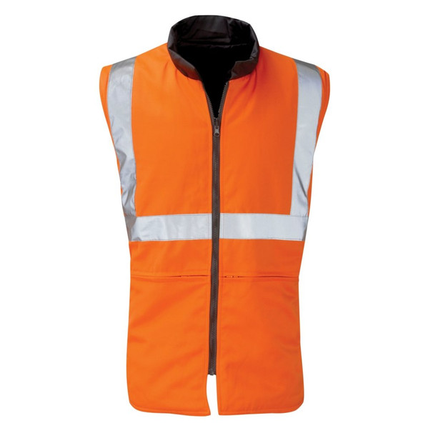 Rail Hi Vis Trooper Reversible Body Warmer