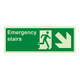 Emergency Stairs Sign