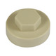 Hex Head Cover Caps - Beige