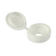 Hinged Screw Caps - Large - White