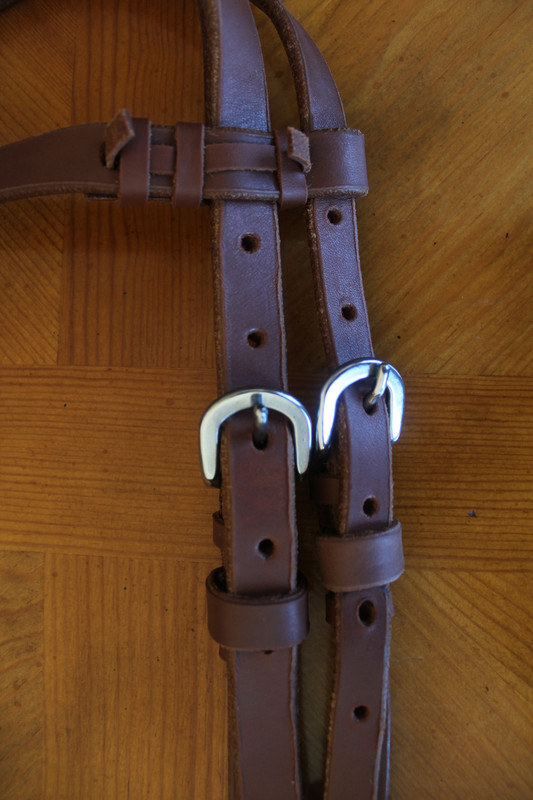 Medium Oil Harness Leather Headstall 